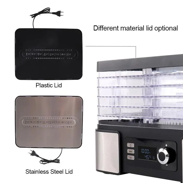 Stainless Steel ABS Food Dehydrator 8 Trays Food Dehydrator Machine