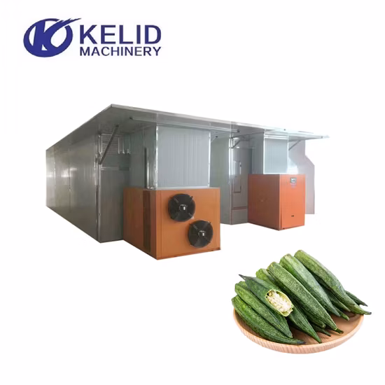 Hot Air Drying Okra Machine Vegetable Fruit Dehydrator