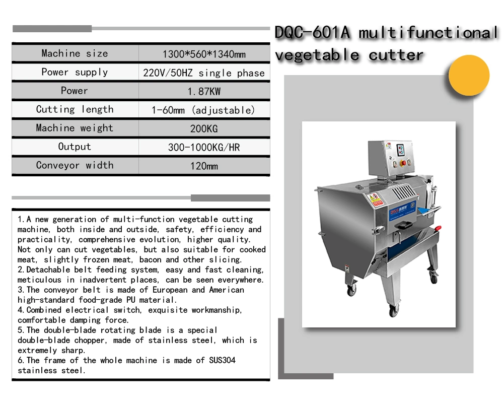 Cut Potato Yu Tou Sweet Potato Sweet Potato Chinese Cabbage Cabbage Spinach and Other Diced Slices Silk Strip Multi-Functional Cutting Machine Meat Slicer